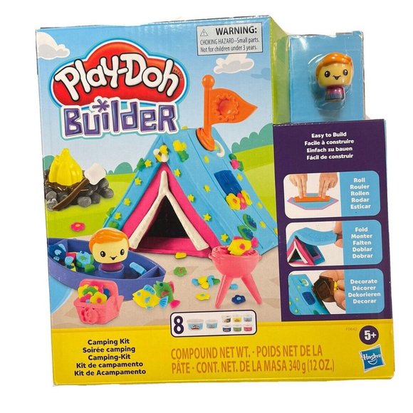 Builder Camping Kit, Includes 8 Cans of Compound PLAY-DOH - Picture 1 of 8